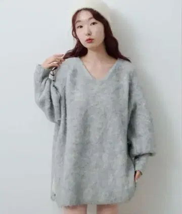 Kastane 멜란지 V넥 니트 풀오버