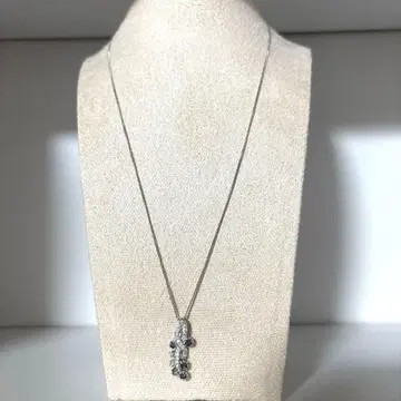 미사용 K18 WG 알렉산드라이트 목걸이