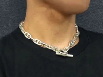 닻 체인 목걸이 실버 s925