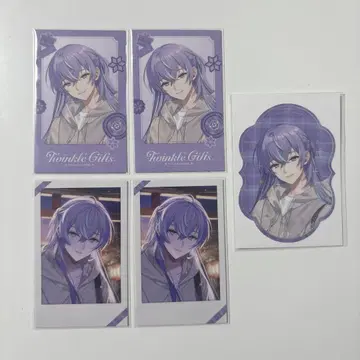 니지산지 호시미치 쇼 폴라로이드 특전 클리어 스티커 윈터 데이트