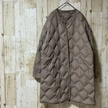 UNIQLO 울트라 라이트 다운 롱 코트 여성용 XL
