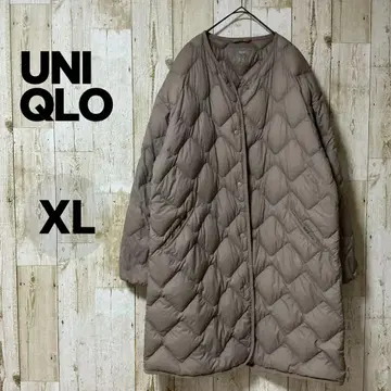 UNIQLO 울트라 라이트 다운 롱 코트 여성용 XL