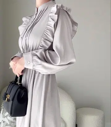 mily bilet 핀턱 프릴 원피스