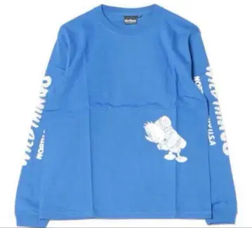 WILD THINGS 파랑 긴팔 T셔츠