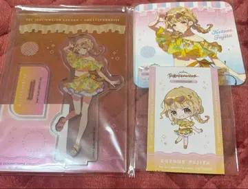 학마스 학원 아이돌 마스터 후지타 코토네 스이파라 아크릴 스탠드 코스터