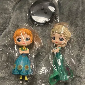 디즈니 피규어 Qposket 안나 엘사