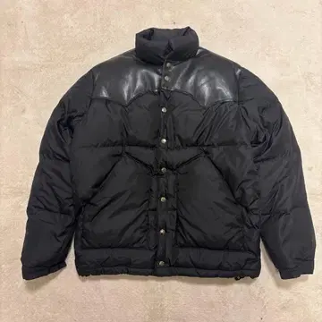 Vintage HBARC switch lether down jacket