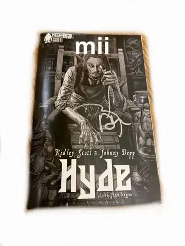 조니 뎁 친필 사인 도쿄 코믹콘