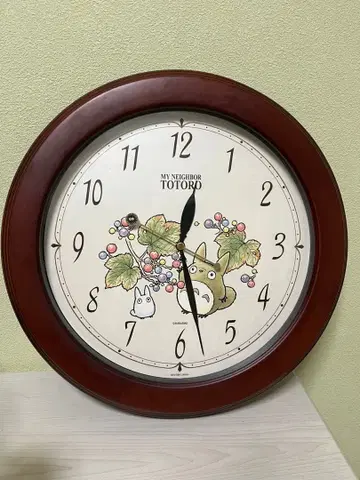 이웃집 토토로 벽걸이 시계 빅