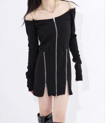 엘노 드 마비 미니 기장 원피스