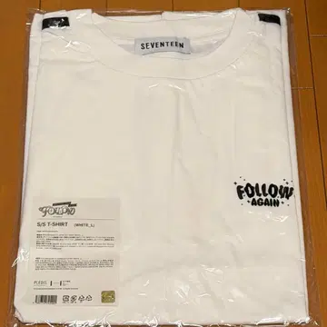 세븐틴 follow again 티셔츠 세븐틴 굿즈