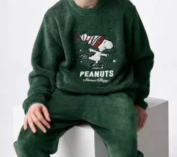 GU 마쉬멜로우 필 라운지 세트 스누피 L