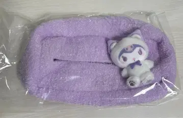 산리오 캐릭터즈 쿠로미 마스코트 부착 티슈 박스 커버