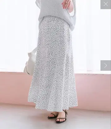 러브티크 봉봉 스퀘어 도트 머메이드 스커트