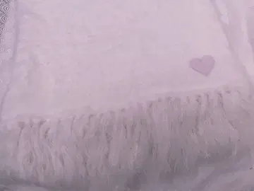 epine 에피네 로고 머플러 화이트 핑크 와펜