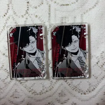 쿠로오 테츠로 도미노풍 아크릴 키링