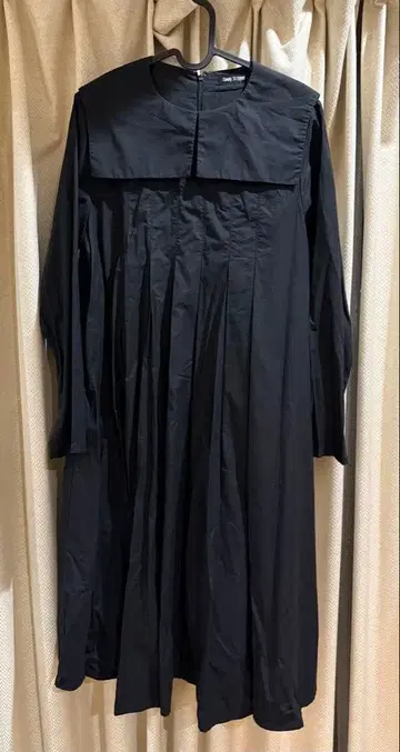 Candy Stripper 블랙 롱 세일러풍 원피스