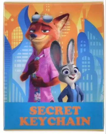 주토피아2 시크릿 키링 파우버트