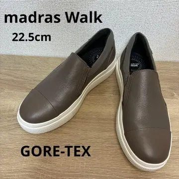 [ madras Walk ] GORE-TEX 통굽 가죽 슬립온 스니커즈