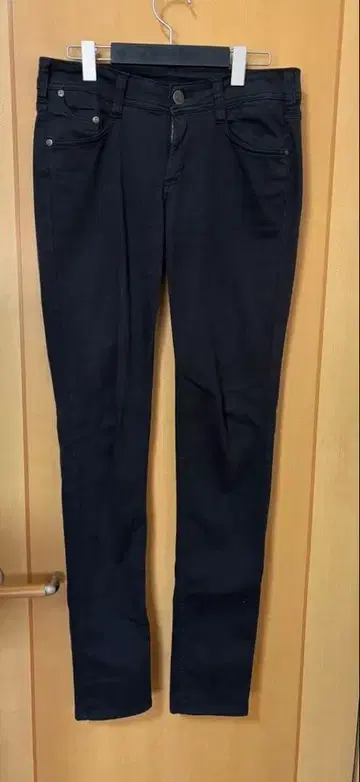 스트레치 코튼 팬츠 블랙