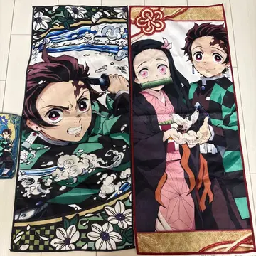 귀멸의 칼날 타월 손수건 세트