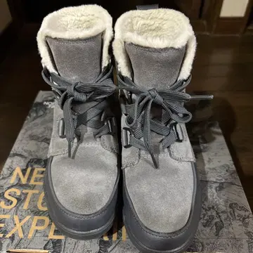 SOREL 그레이 스웨이드 부츠 25cm