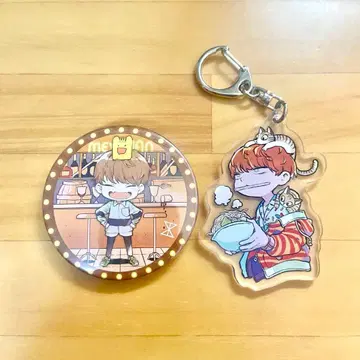 메이짱 캔뱃지 & 아크링 키링
