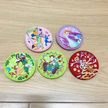 캐릭터 자수 배지 5개 세트