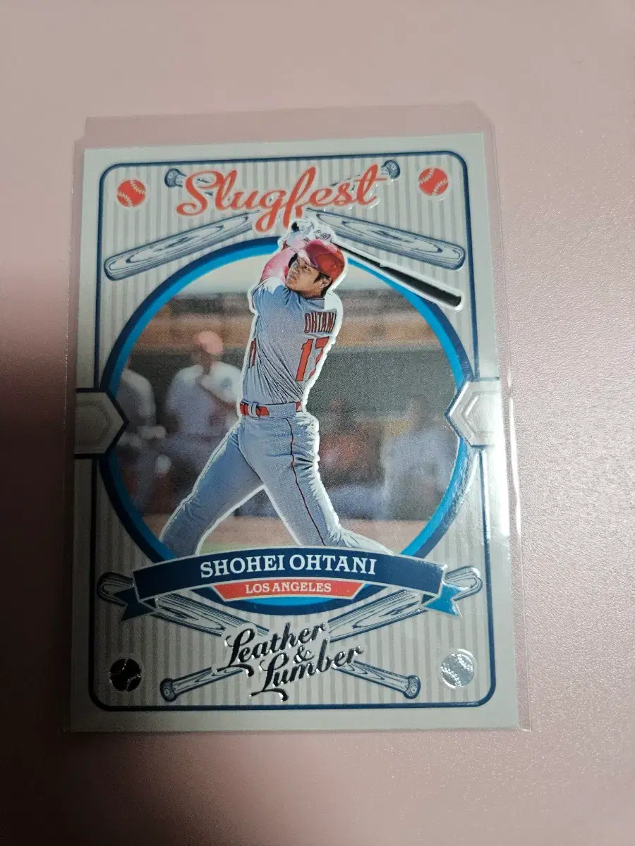 오타니 2019 Panini Leather&Lumber Slugfest