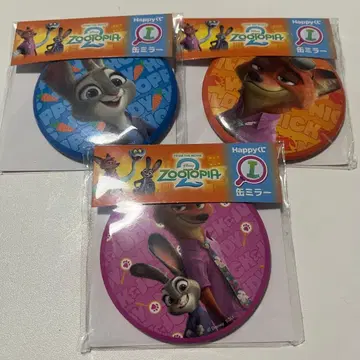 주토피아 캔 거울 3개 세트