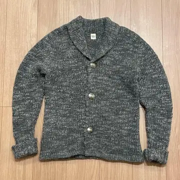Ron Herman 니트 가디건 그레이/콘초 버튼/사이즈 M