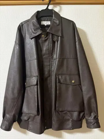 MONO-MART 브라운 봄버 자켓 M