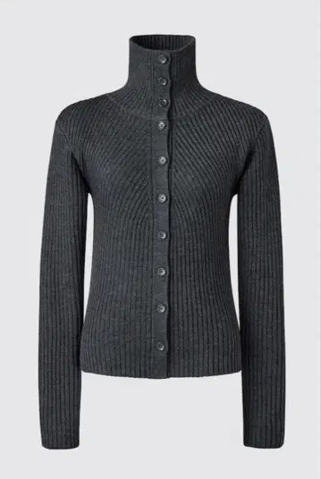 유니클로 메리노 블렌드 하이넥 가디건