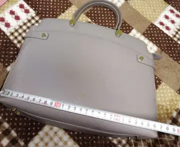 퍼 참 포함 FURLA 2WAY 핸드백 숄더 아가타, 그레이