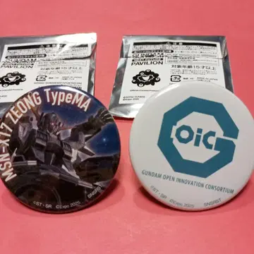 오사카 간사이 만박 건담 MSN-X17 및 이노베이션 핀 배지 2점