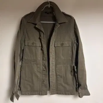 A.P.C. 카키 밀리터리 자켓 L