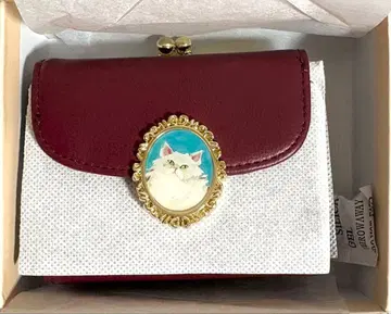 CAT BROOCH 미니 지갑 (레드)
