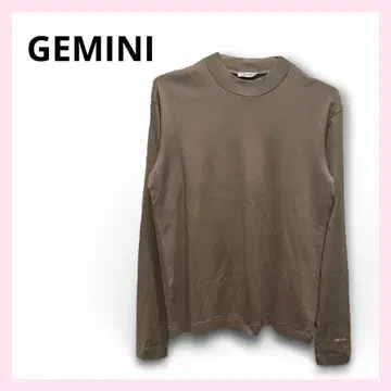 [새상품급] GEMINI 베이지 긴팔T셔츠 F사이즈