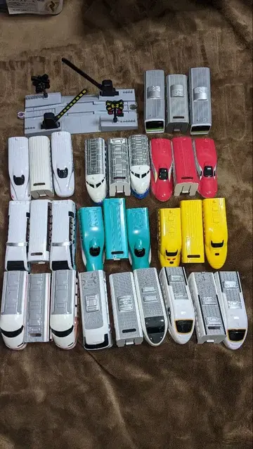 다이소 쁘띠 기차 세트 건널목 포함