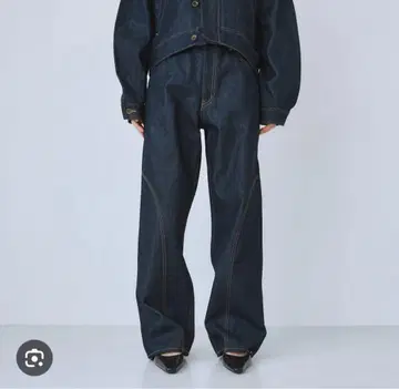 searoomlynn 라운드 스티치 Multi denim SRN05