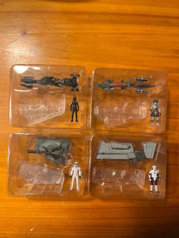 스타 워즈 마이크로 갤럭시 피규어 세트 4체