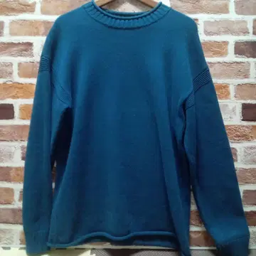 ZARA 블루 계열 크루넥 니트 L 사이즈