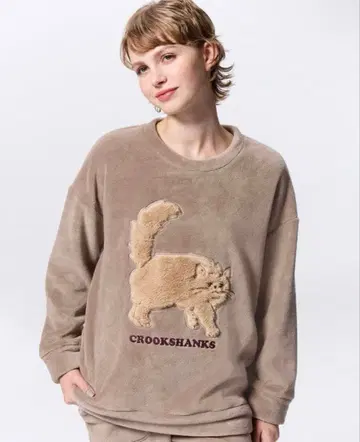 CROOKSHANKS 플리스 룸웨어 GU 크룩생크스