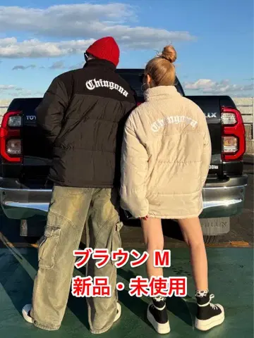 TMW 코듀로이 다운 자켓 브라운 M 새상품 미사용