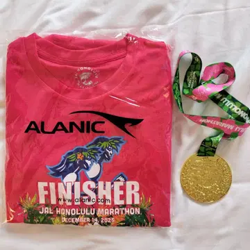 호놀룰루 마라톤 2025 완주자 대상 세트 미사용