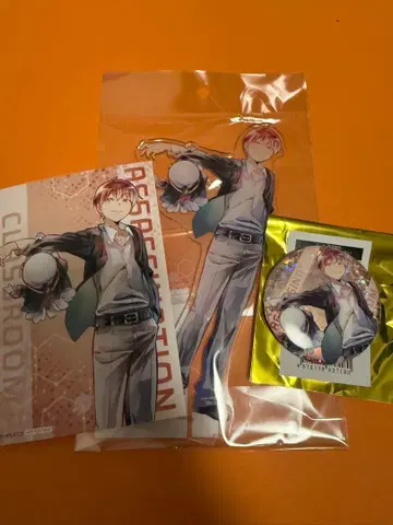 THE 캐릭터 점프 페스타 암살교실 아카바네 카르마 캔뱃지 아크릴 스탠드