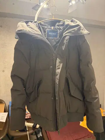 콜한 옥스퍼드 다운 후디드 봄버 자켓