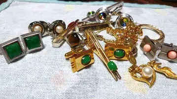 넥타이핀 귀걸이 팔찌