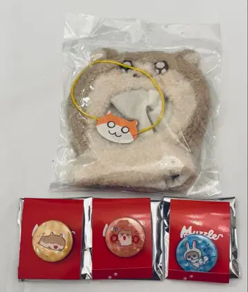 쿠소하무짱 봉제인형 의류 코비하무짱 캔뱃지 라파리