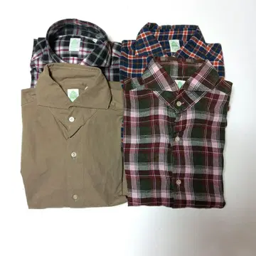 하자품 finamore 39&M 셔츠 4장 세트